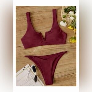 NEW - Red Bathing Suit Set